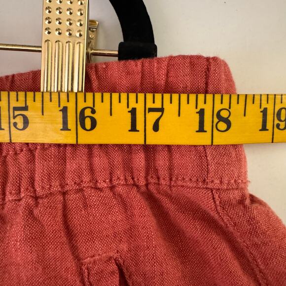 ATHLETA Jogger 16 Retreat Linen Elastic Waist w/Drawstring Coral TerraCotta - Picture 13 of 15